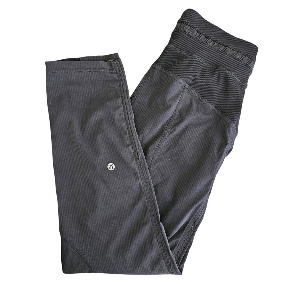 Lululemon Dance Studio Cropped Black Pant Adjustable Hem | Women's 2